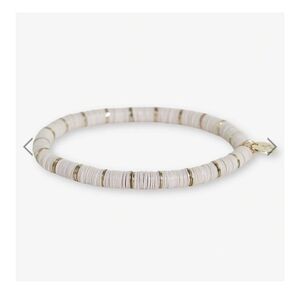 NWT Ink + Alloy "Grace" cream stretch bracelet
